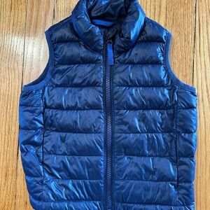 Navy Primary kids lightweight puffer vest size 3